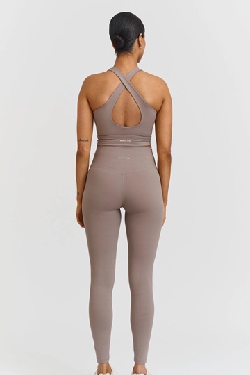 Softsculpt leggins i lerfarve